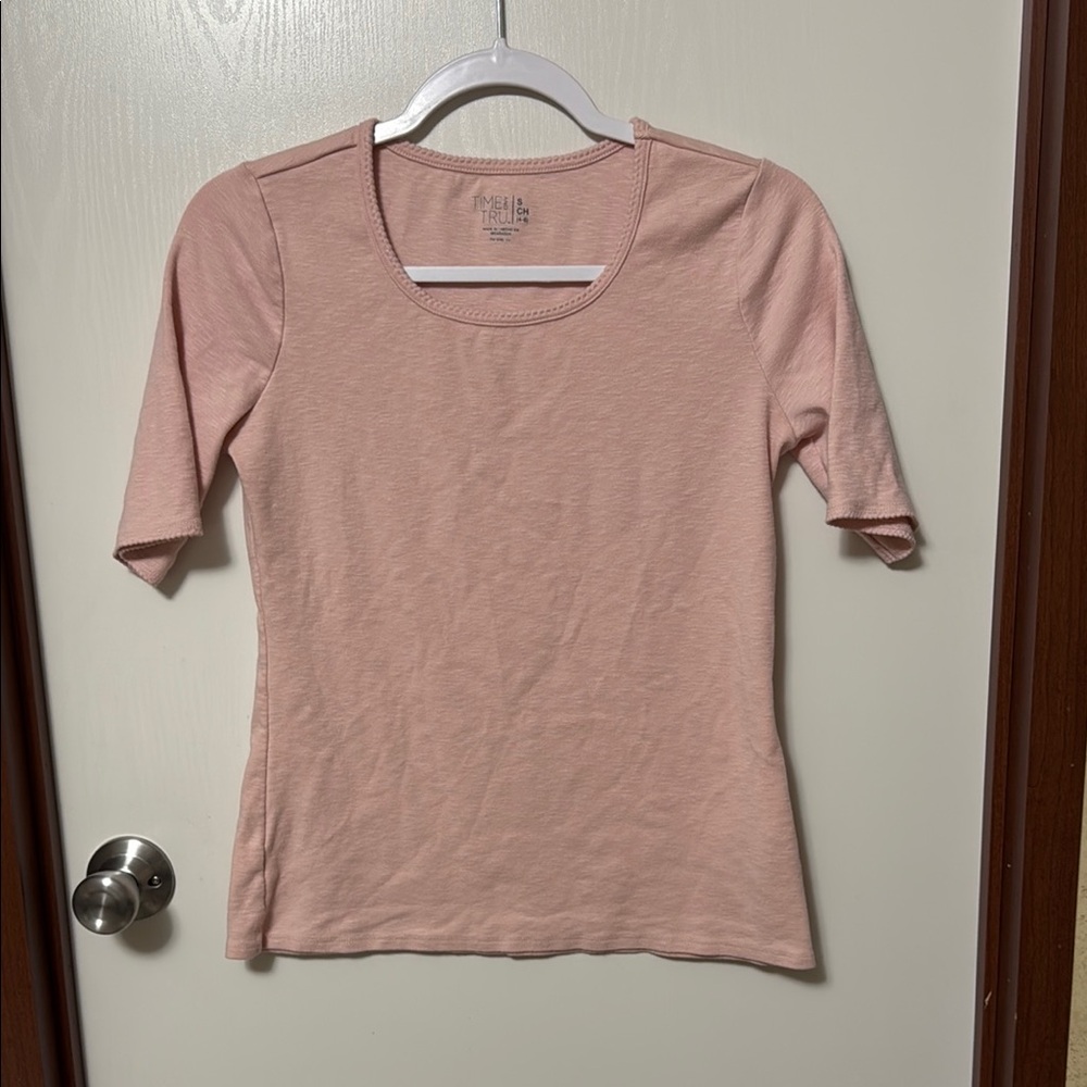 Time And Tru Girl’s Pink Top Size S (4-6)